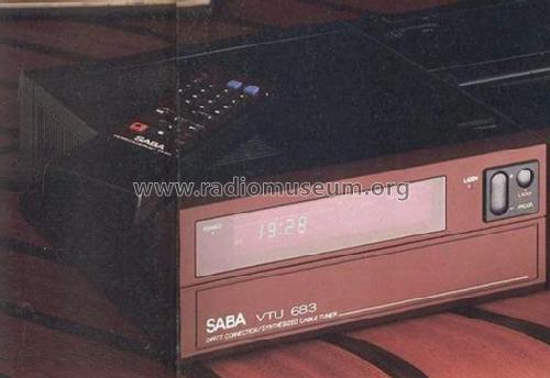 Direct Connection Synthesized Cable Tuner VTU 683; SABA; Villingen (ID = 1221076) Television
