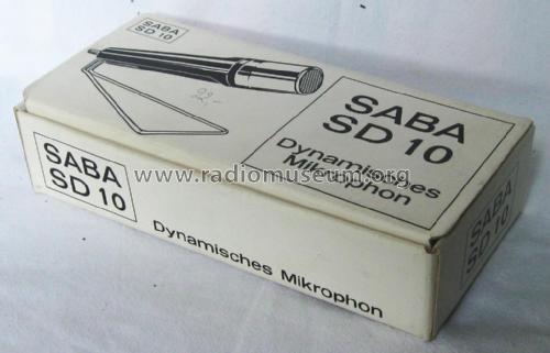 Dynamisches Mikrophon SD10; SABA; Villingen (ID = 2150905) Microphone/PU