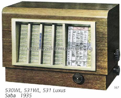 Export S-531WL 531WL; SABA; Villingen (ID = 708419) Radio