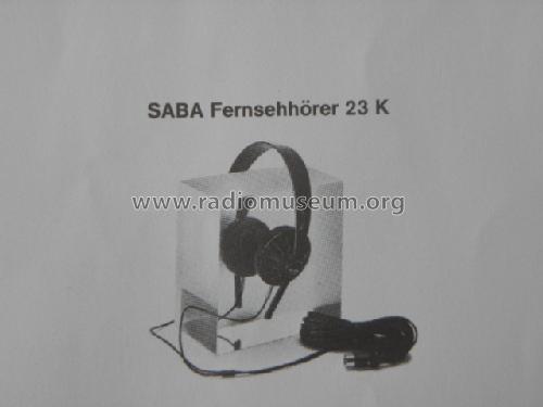 Fernsehhörer 23K; SABA; Villingen (ID = 1533160) Speaker-P