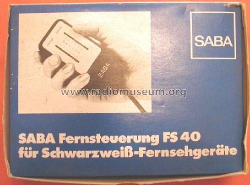 Fernsteuerung FS40; SABA; Villingen (ID = 212833) Misc