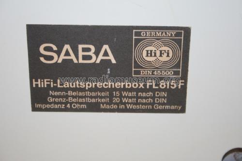 FL815F; SABA; Villingen (ID = 2583649) Speaker-P