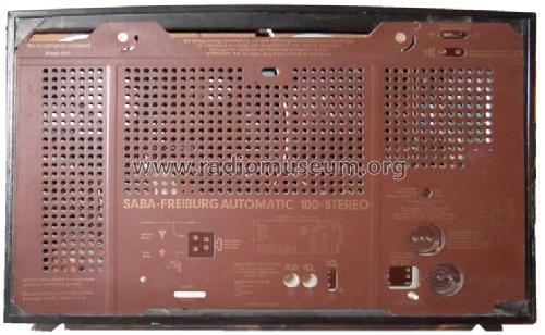 Freiburg Automatic 100-Stereo; SABA; Villingen (ID = 585062) Radio