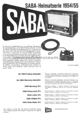 Freiburg-Automatic ; SABA; Villingen (ID = 1358705) Radio