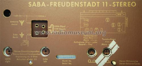 Freudenstadt 11 Stereo; SABA; Villingen (ID = 1723432) Radio