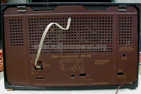 Freudenstadt W5-3D; SABA; Villingen (ID = 352570) Radio