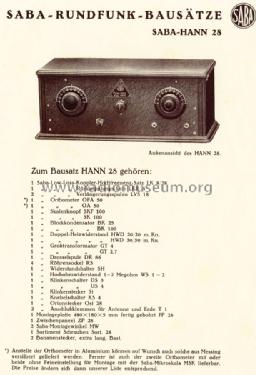 H28; SABA; Villingen (ID = 1271955) Radio