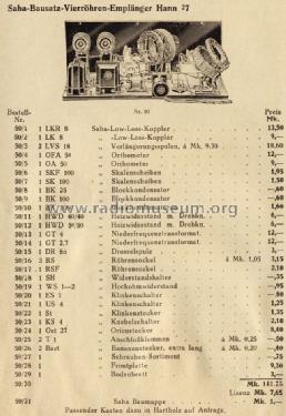 HANN27 Holz; SABA; Villingen (ID = 1365752) Radio