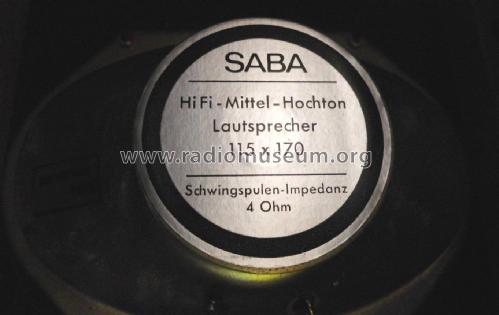 HiFi-Lautsprecherbox II A ; SABA; Villingen (ID = 2074264) Speaker-P