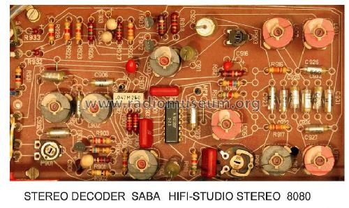 HiFi-Studio 8080 Stereo H; SABA; Villingen (ID = 223853) Radio