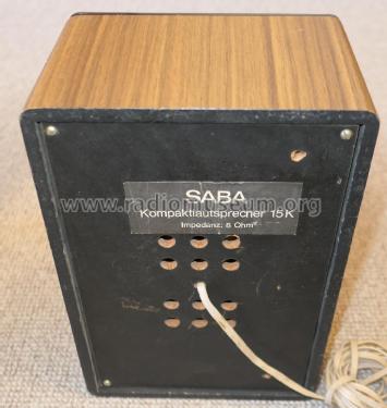 Kompaktlautsprecher 15K ; SABA; Villingen (ID = 2353003) Speaker-P