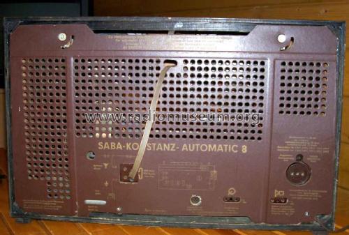 Konstanz-Automatic 8; SABA; Villingen (ID = 341920) Radio