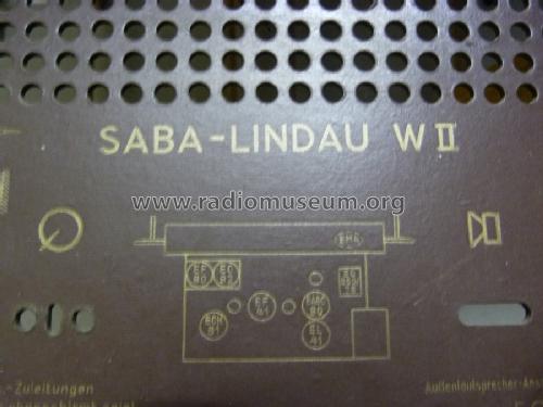 Lindau W II ; SABA; Villingen (ID = 1273213) Radio