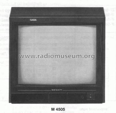 M 4505; SABA; Villingen (ID = 1345857) Télévision