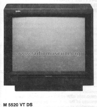 M 5520 VT DS; SABA; Villingen (ID = 1344319) Televisore
