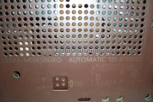 Meersburg Automatic 125 Stereo; SABA; Villingen (ID = 213324) Radio
