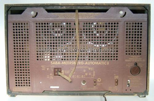 Meersburg-Automatic 8; SABA; Villingen (ID = 1077309) Radio