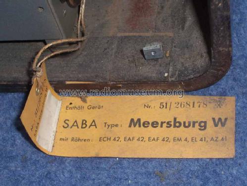 Meersburg W; SABA; Villingen (ID = 669299) Radio