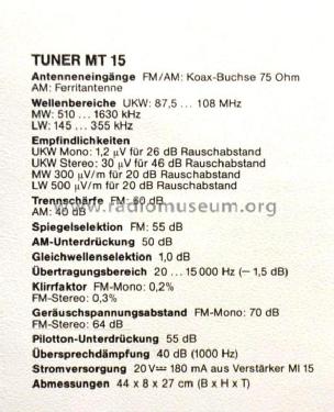 MT15; SABA; Villingen (ID = 1776824) Radio