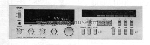 Quartz Synthesizer Receiver RS 960; SABA; Villingen (ID = 1334285) Radio