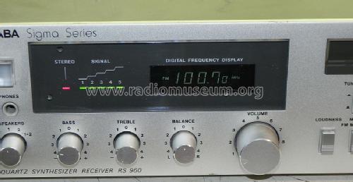 Quartz Synthesizer Receiver RS 960; SABA; Villingen (ID = 1498807) Radio