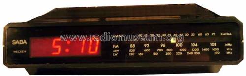 Radio Clock E; SABA; Villingen (ID = 391733) Radio