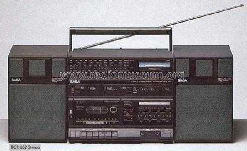 Stereo Radio Cassette Portable RCP 652; SABA; Villingen (ID = 2048191) Radio