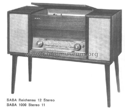 Reichenau 12 Stereo; SABA; Villingen (ID = 23517) Radio