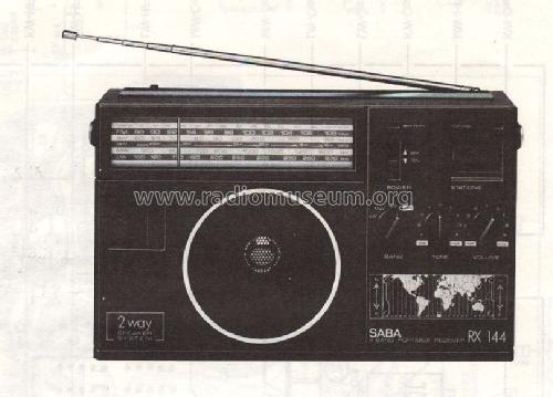 RX-144; SABA; Villingen (ID = 449843) Radio