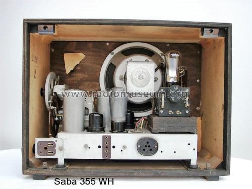 S-355W oder 355WH; SABA; Villingen (ID = 2228804) Radio