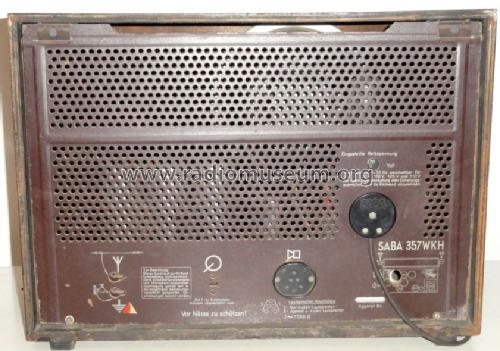 S-357WK oder 357WKH; SABA; Villingen (ID = 1277390) Radio