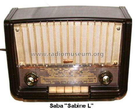 Sabine L 57070 - 3000; SABA; Villingen (ID = 35577) Radio