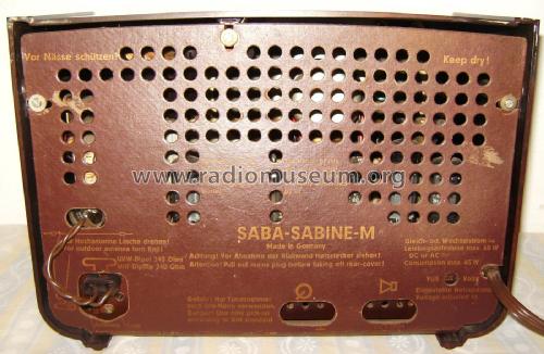 Sabine M; SABA; Villingen (ID = 2503654) Radio