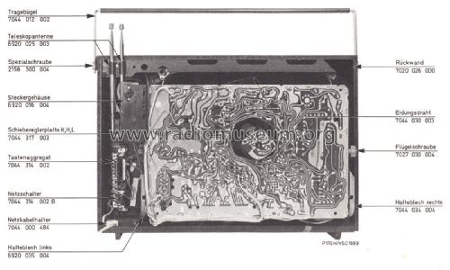 Schauinsland P170 electronic H; SABA; Villingen (ID = 2049319) Television