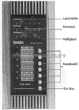 Schauinsland P200 electronic F; SABA; Villingen (ID = 697775) Televisore