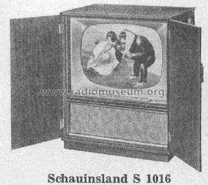 Schauinsland S1016; SABA; Villingen (ID = 376513) Television