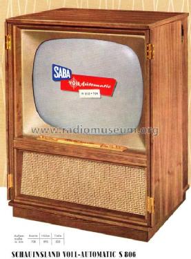 Schauinsland S806; SABA; Villingen (ID = 322291) Television