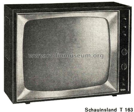 Schauinsland T163 Automatic; SABA; Villingen (ID = 2619418) Television