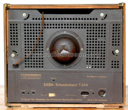 Schauinsland T604; SABA; Villingen (ID = 2675046) Television