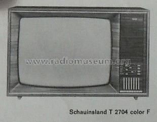 Schauinsland T 2704 color F; SABA; Villingen (ID = 1765044) Television