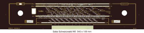 Schwarzwald W5; SABA; Villingen (ID = 1053296) Radio