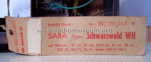 Schwarzwald W; SABA; Villingen (ID = 302224) Radio