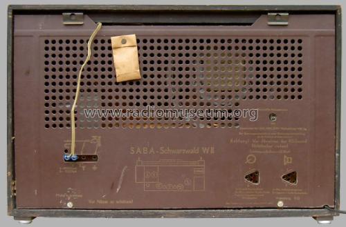 Schwarzwald W II ; SABA; Villingen (ID = 1612740) Radio