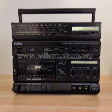 Stereo Radio Cassette Portable RCP 652; SABA; Villingen (ID = 2751472) Radio