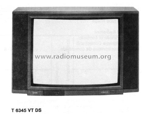 T 6345 VT DS; SABA; Villingen (ID = 1344499) Télévision