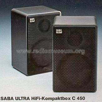 Ultra HiFi Kompacktbox C 450; SABA; Villingen (ID = 2043923) Speaker-P