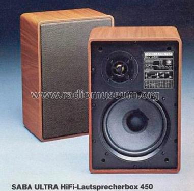 Ultra HiFi Lautsprecherbox 450; SABA; Villingen (ID = 2043917) Speaker-P
