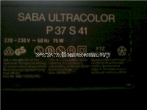 Ultracolor P37S41; SABA; Villingen (ID = 1461283) Television