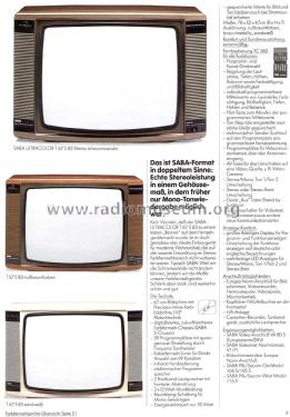 Ultracolor Stereo Telecommander T67 S83; SABA; Villingen (ID = 2004263) Television