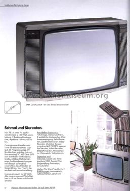 Ultracolor Stereo Telecommander T67 S83; SABA; Villingen (ID = 2004264) Television